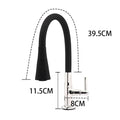 Faucet Flexible Wall Wall Black Gourmet Black-Bright Wall