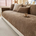 Minimalist Twill Chenille Anti-Slip Sofa Cover for All Seasons Living Room Furniture Decor Couch Cushion Cover Slipcover