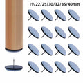 16/19/22/25/32/38mm Table Chair Foot Sliders Round Furniture Legs Pads With Screw Cabinet Sofa Glides Floor Protectors Sliders