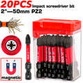 Jogo de Bits de Impacto Magnéticos Pz2 Antiderrapante