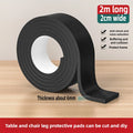 DIY Anti-slip Furniture Pads Mute Mats Bumper Damper Thick Non-Slip Pad Foot Cover Self Adhesive Table Chair Foot Protection Pad