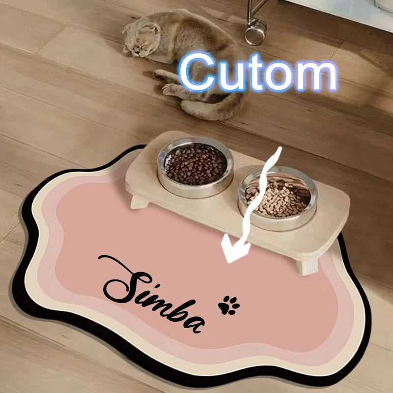  Tapete Absorvente e Antiderrapante Personalizado com Nome e Avatar do seu Pet