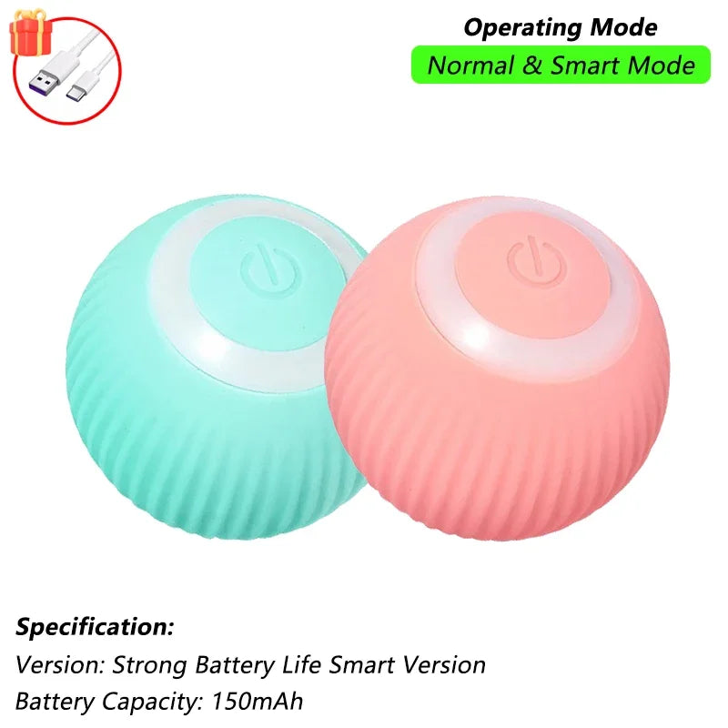 Bola Interativa Elétrica com Movimento Automático para Pets