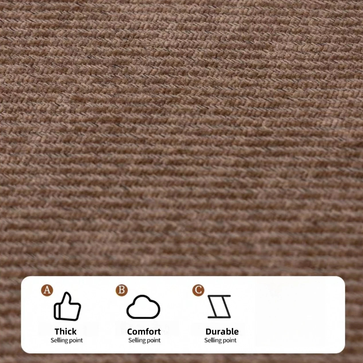[Heavy Non-Slip Sofa Protector Classic] Luxurious Chenille Sofa Cover with Decorative Stitching - Thick, Sofa Towel