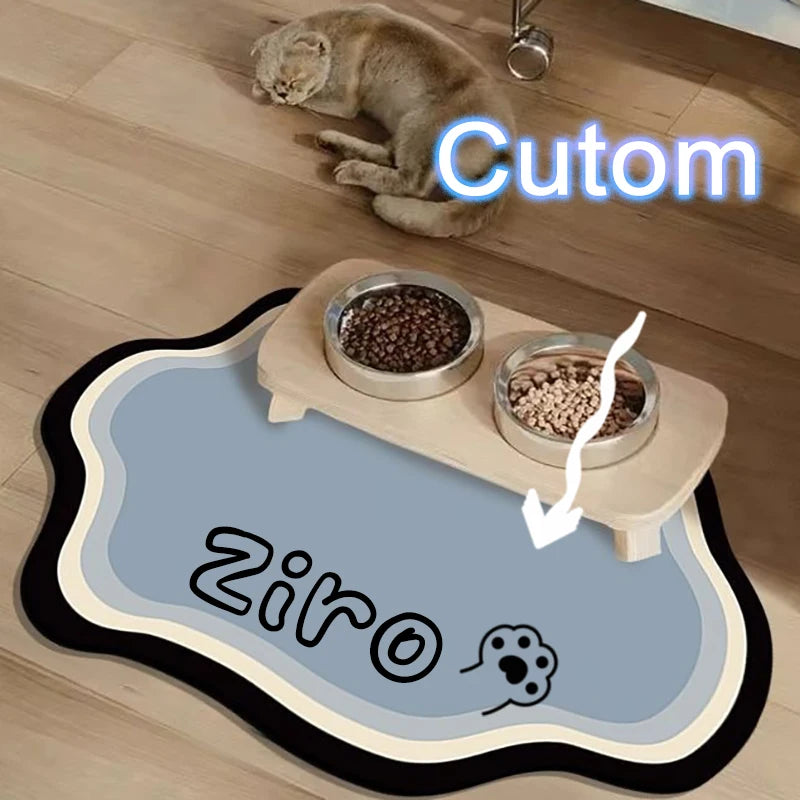  Tapete Absorvente e Antiderrapante Personalizado com Nome e Avatar do seu Pet