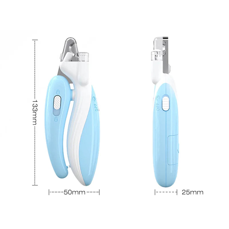 Cortador de Unha Profissional para Pets com Luz Led