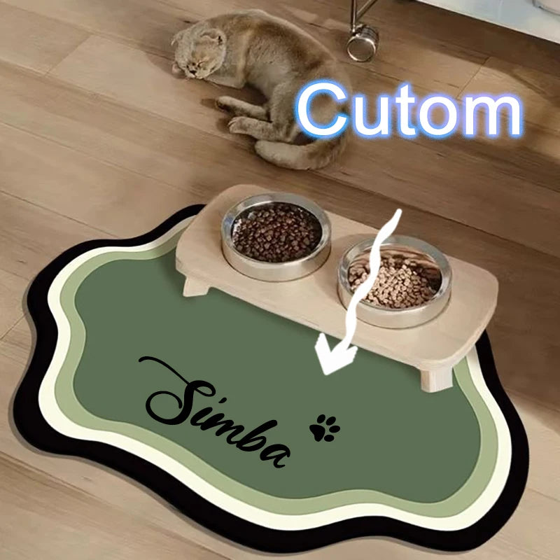  Tapete Absorvente e Antiderrapante Personalizado com Nome e Avatar do seu Pet