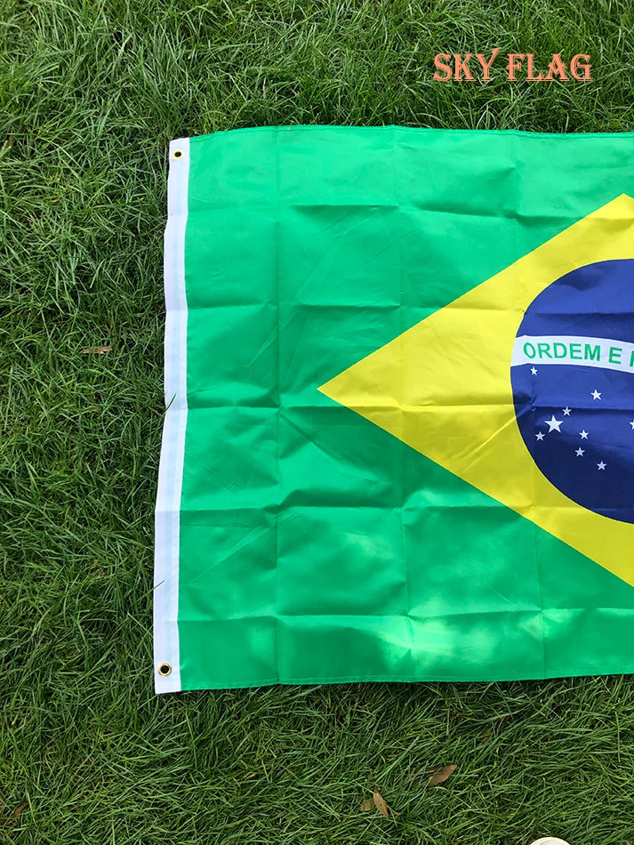 Bandeira do Brasil Grande 90x150cm Oficial Torcedor