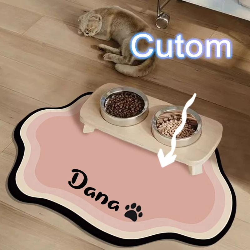  Tapete Absorvente e Antiderrapante Personalizado com Nome e Avatar do seu Pet