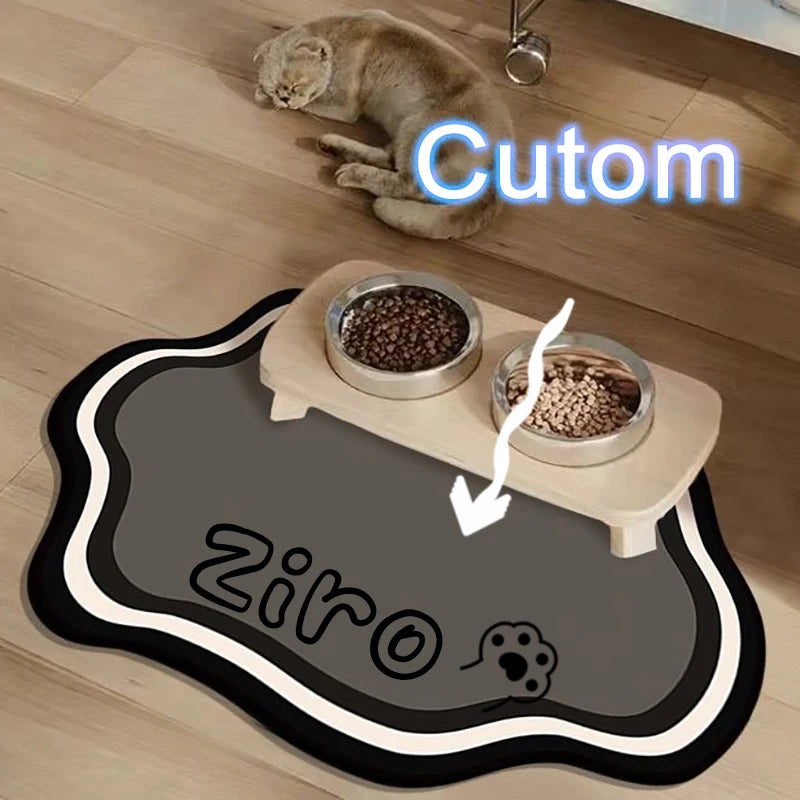  Tapete Absorvente e Antiderrapante Personalizado com Nome e Avatar do seu Pet
