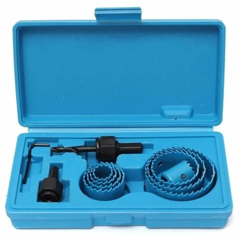 Kit Broca Serra Copo Profissional - 11 Peças com Maleta