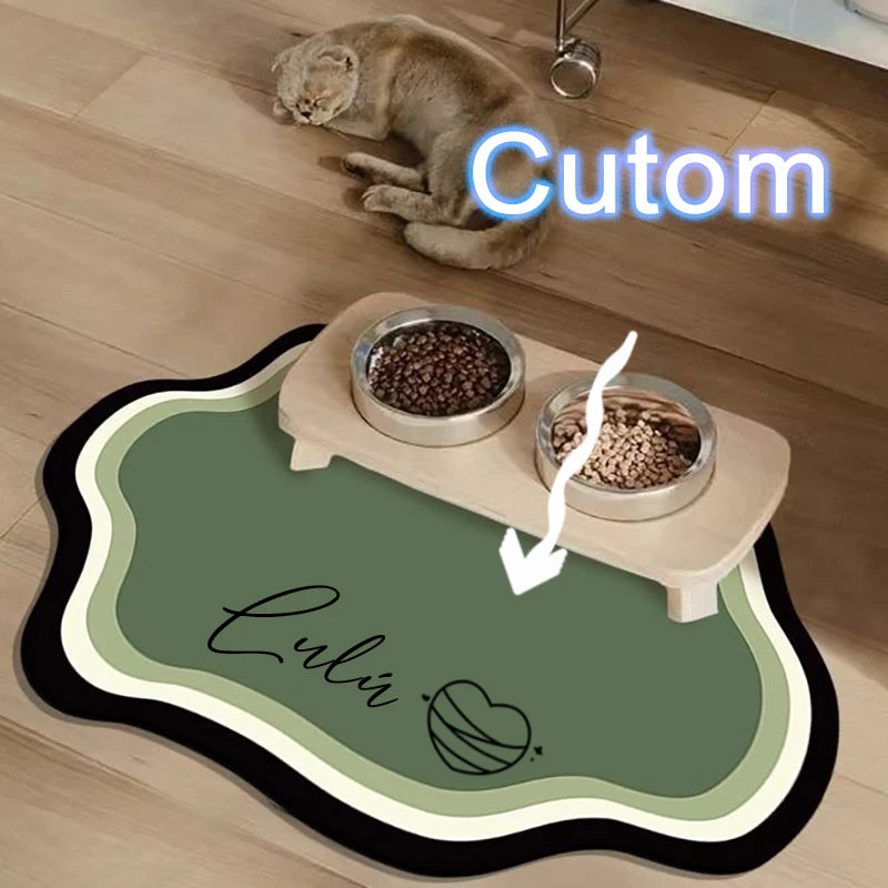  Tapete Absorvente e Antiderrapante Personalizado com Nome e Avatar do seu Pet