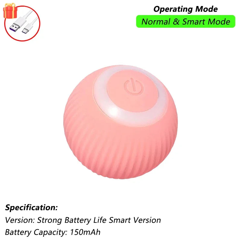 Bola Interativa Elétrica com Movimento Automático para Pets