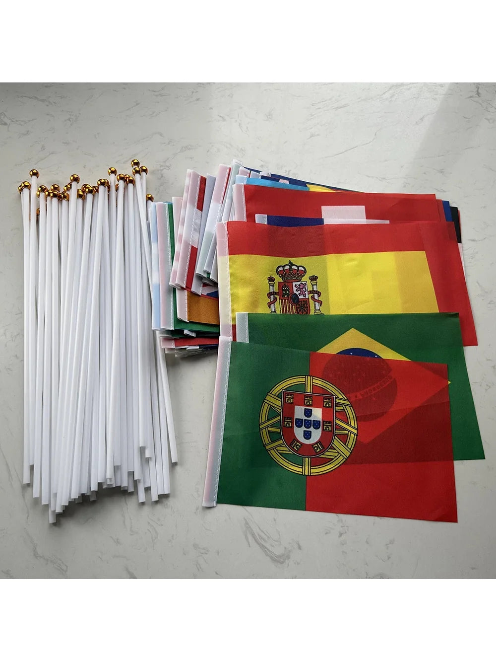 Varal de Bandeiras dos Países Copa do Mundo 2026 - Decoração