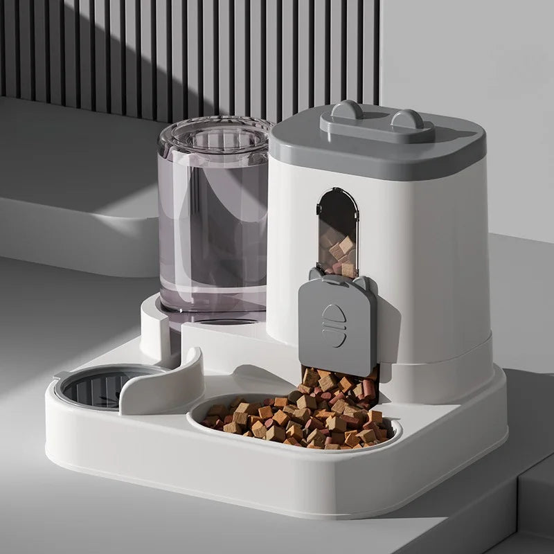 Alimentador e Bebedouro Automático 2 em 1 para Pets