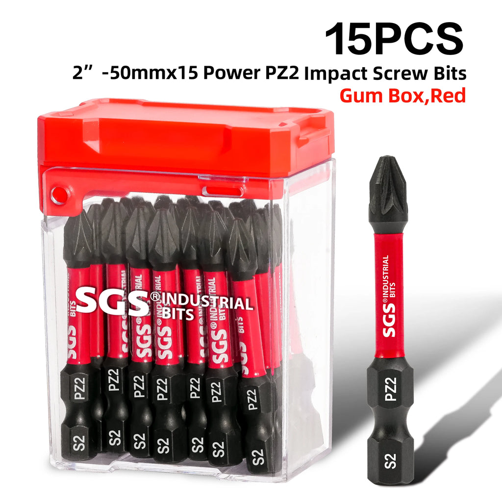 Kit 15 Bits de Chave de Ferramentas de Alto Torque Magnético S2