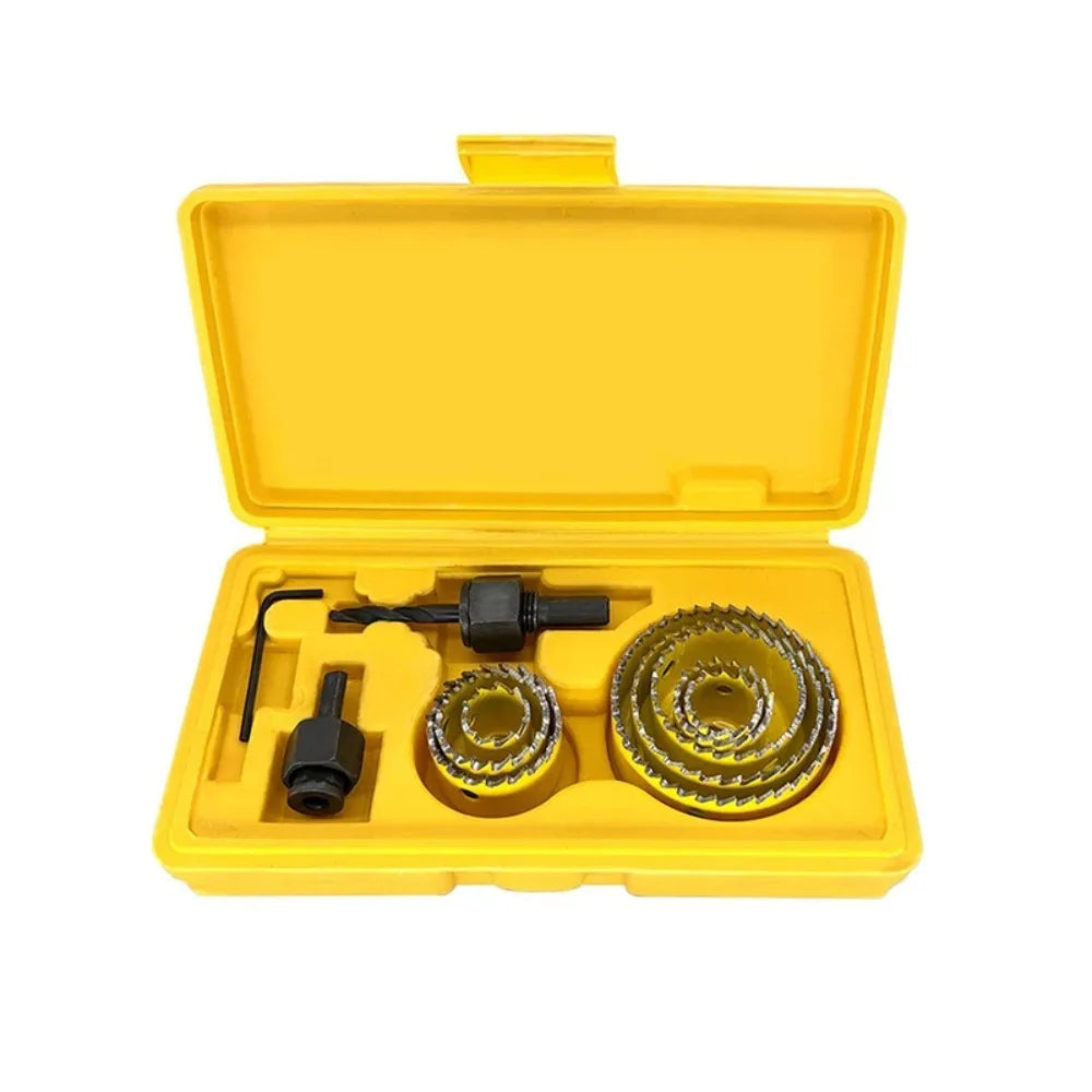 Kit Broca Serra Copo Profissional - 11 Peças com Maleta