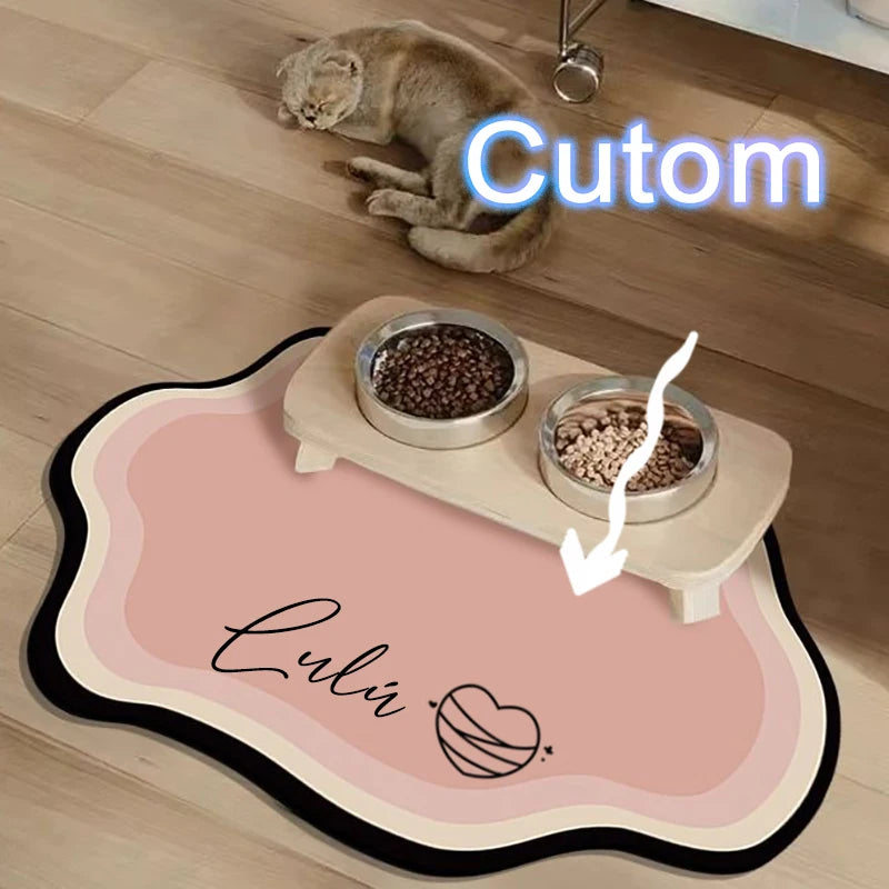  Tapete Absorvente e Antiderrapante Personalizado com Nome e Avatar do seu Pet
