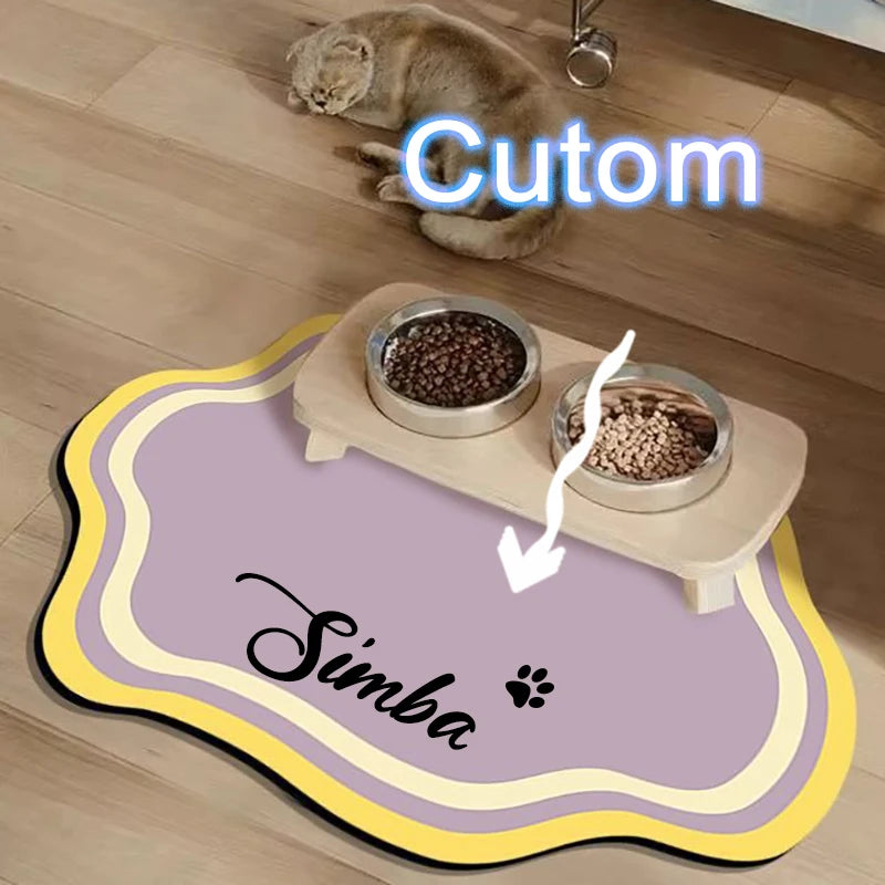 Tapete Absorvente e Antiderrapante Personalizado com Nome e Avatar do seu Pet