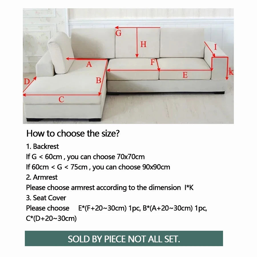 1pc Velvet Sofa Cover Crream Style Striped Sofa Towel Non-slip Sofa Cushion Cover Couch Protector Covers Home Decor