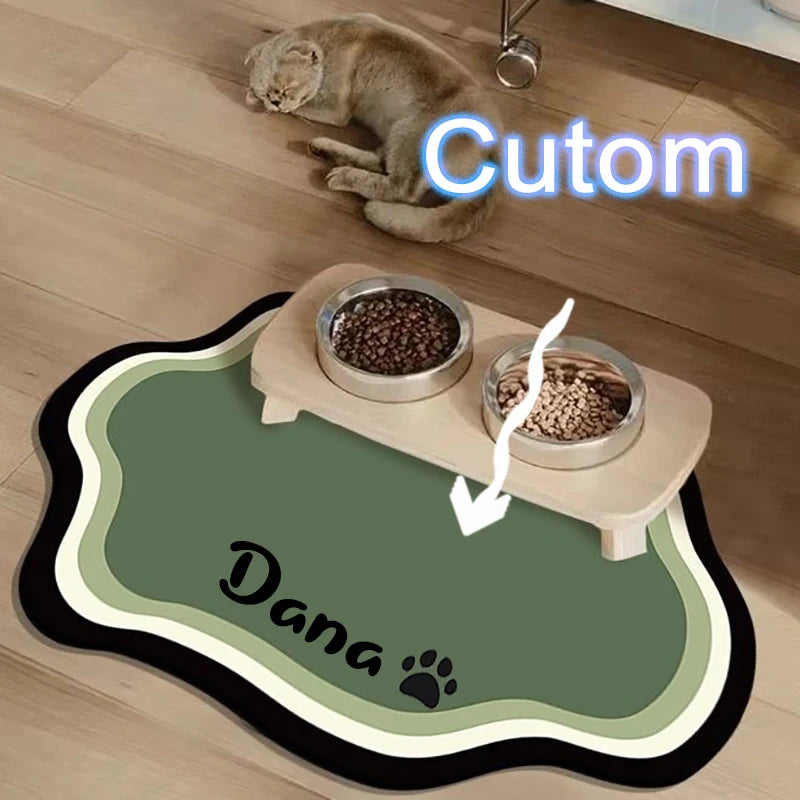 Tapete Absorvente e Antiderrapante Personalizado com Nome e Avatar do seu Pet