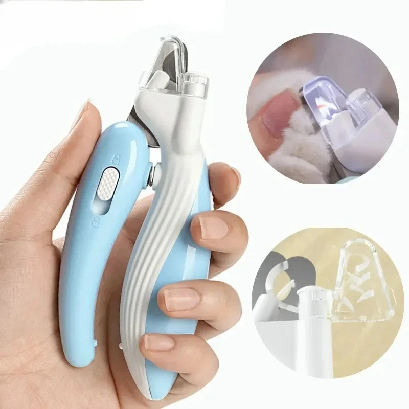 Cortador de Unha Profissional para Pets com Luz Led