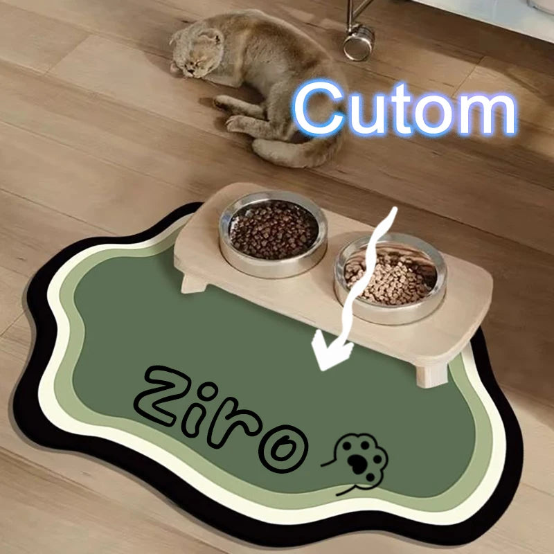  Tapete Absorvente e Antiderrapante Personalizado com Nome e Avatar do seu Pet