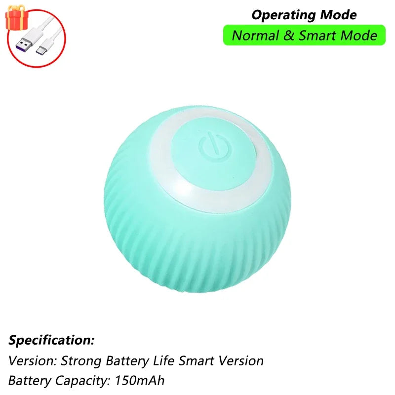 Bola Interativa Elétrica com Movimento Automático para Pets