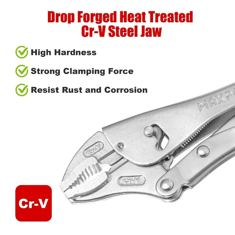 Industrial Grade Multifunctional Pressure Pliers Heavy-Duty Powerful C-Type Fixed Circular Mouth Force Wrench Tool